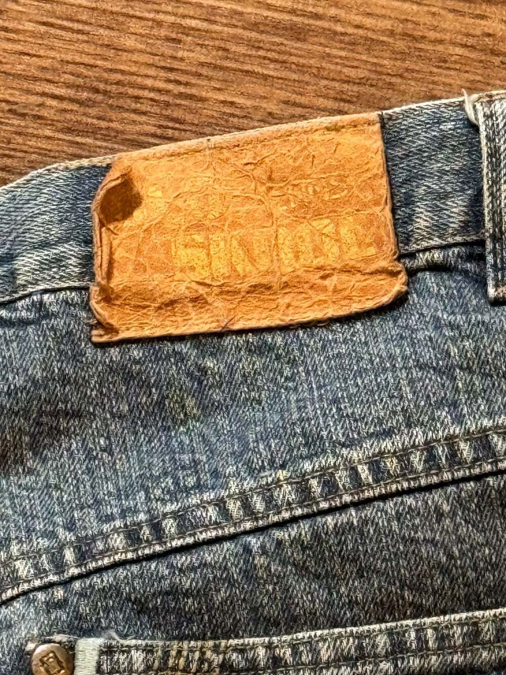 Vintage Y2K Old Skool Jeans Men’s 32 Baggy Wide Leg Embroidered Hip Hop Skater